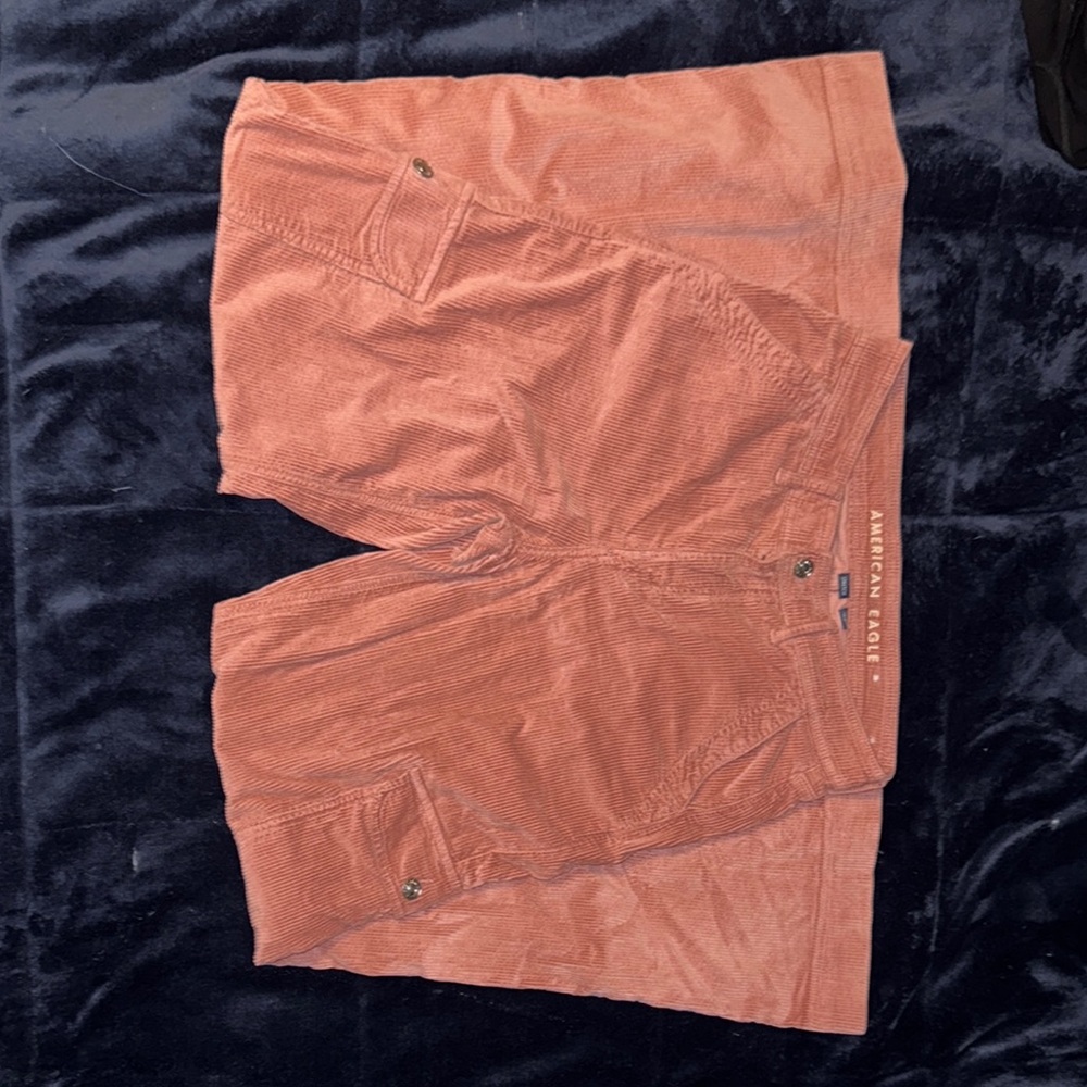American Eagle Corduroy Shorts in Pink